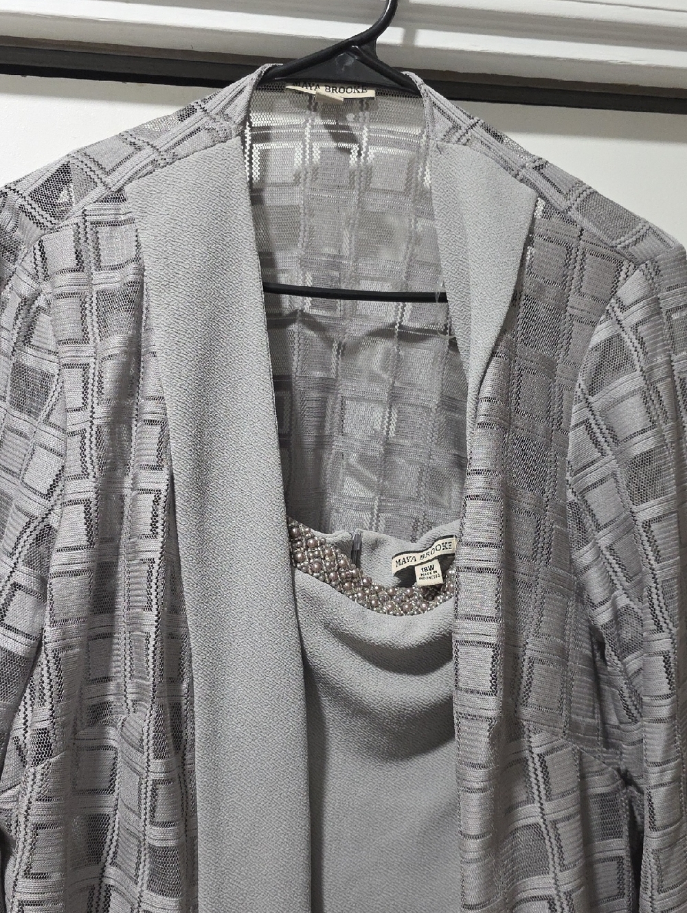 Rafaella Silver Gray Women's Dress Jacket Set